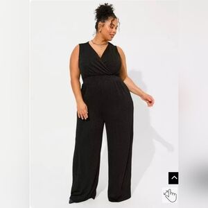 Torrid Black Sleeveless Jumpsuit